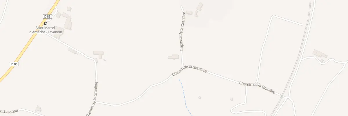 Plan du 25 Imp de la Granière à Saint-Marcel-d’Ardèche