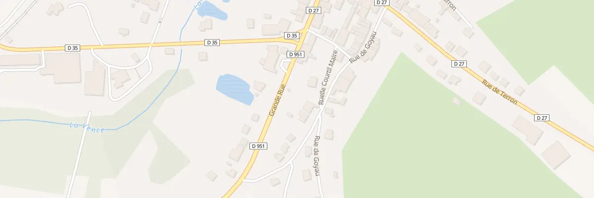 Plan du 10 Rue de la Vieille Route à Poix-Terron