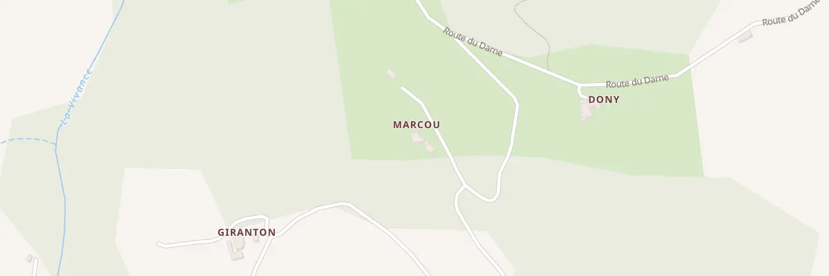 Plan du 130 Che de Marcou à Saint-Félicien