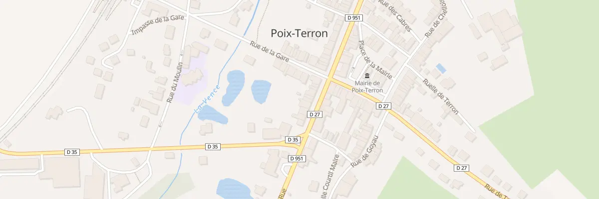 Plan du 100 Gr Grande Rue à Poix-Terron