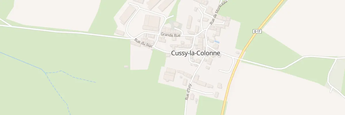Plan du 5037 Le Village à Cussy-la-Colonne