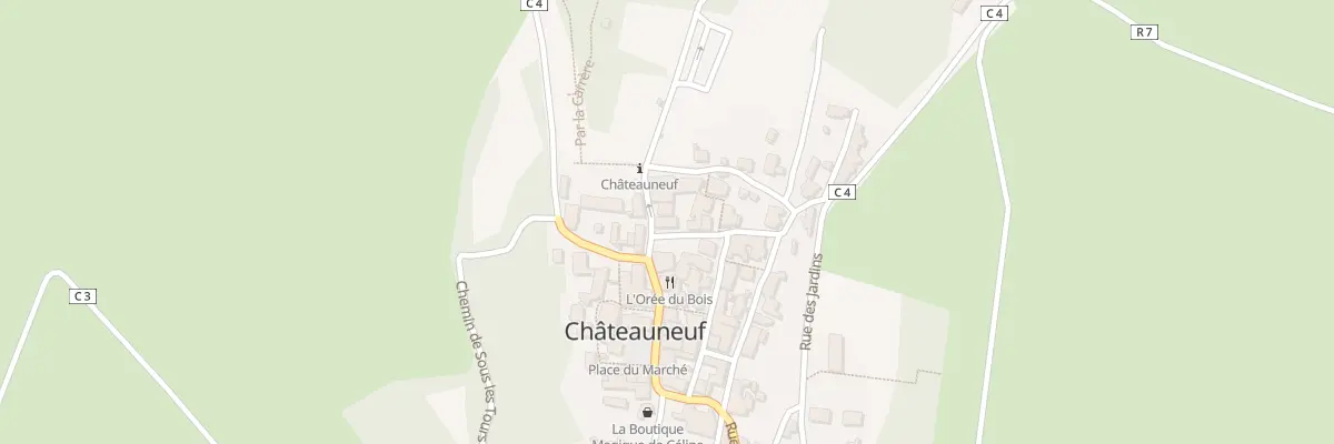 Plan du 5054 Le Village à Châteauneuf