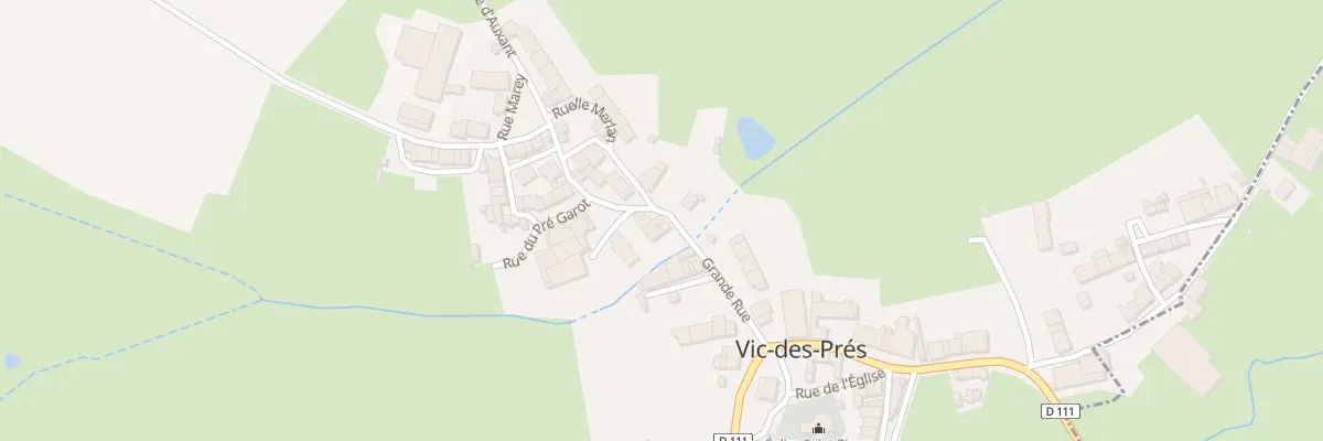 Plan du 7 Rue d’Auxant à Vic-des-Prés