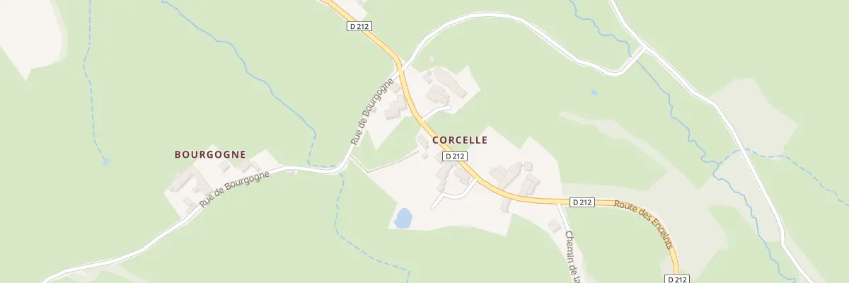 Plan du 5005A Corcelle à Bourgvilain