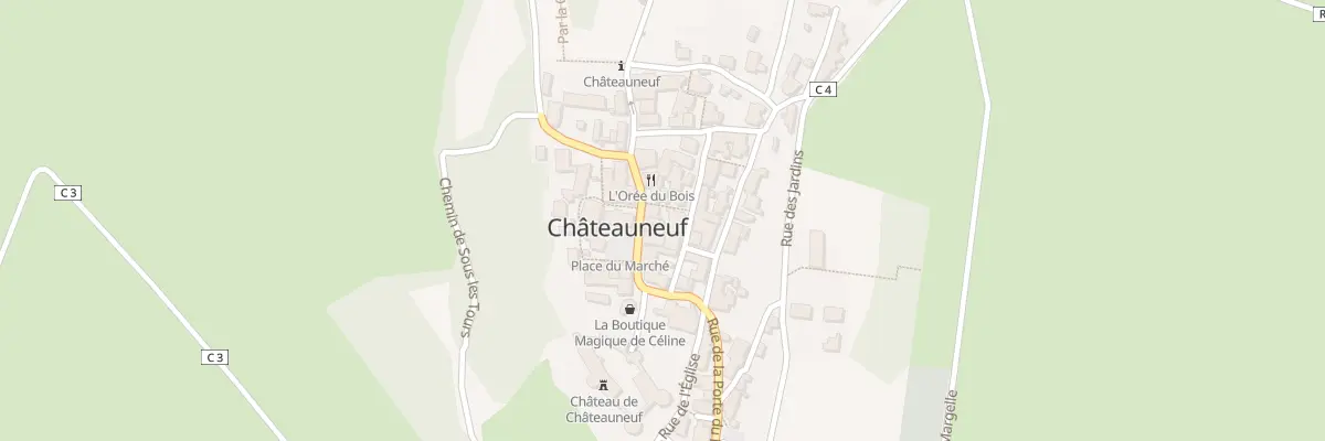 Plan du 5039 Le Village à Châteauneuf