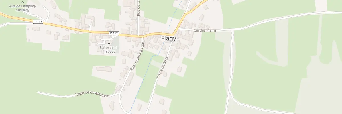 Plan du 15 Rte de Sirot à Flagy
