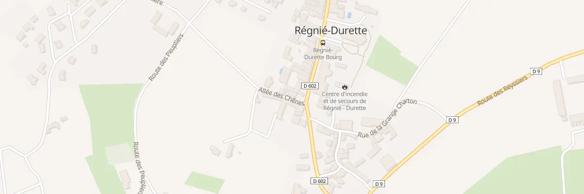 Plan du 34 All des Chênes à Régnié-Durette