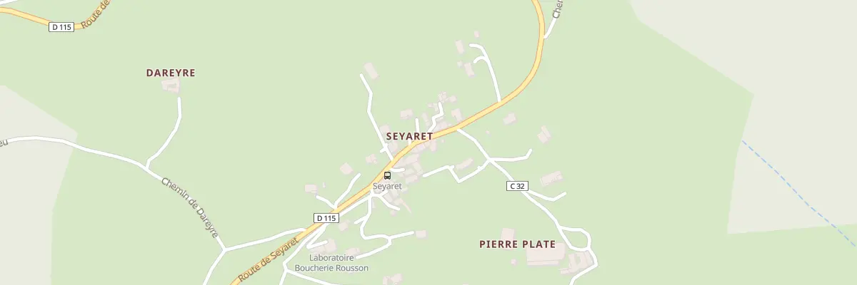Plan du 3630 Rte de Seyaret à Préaux