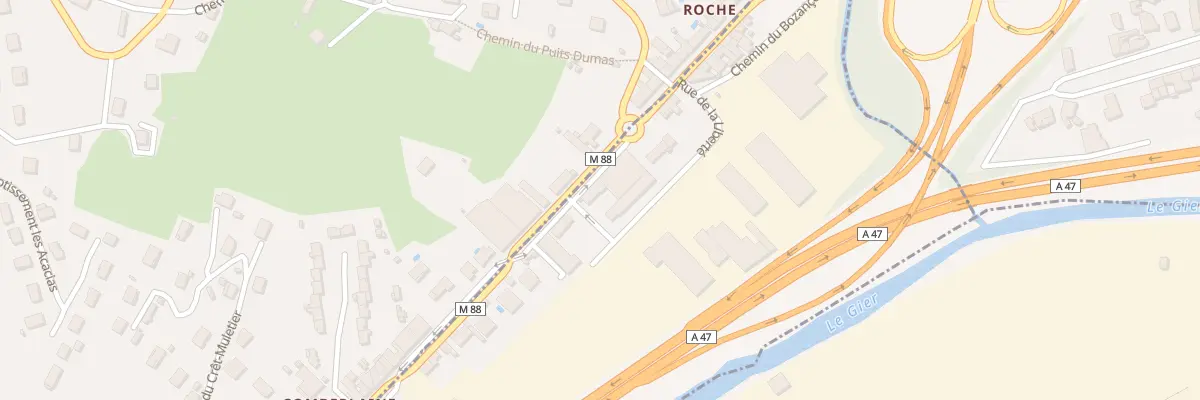 Plan du 52 Rue des Martyrs de la Res à Rive-de-Gier
