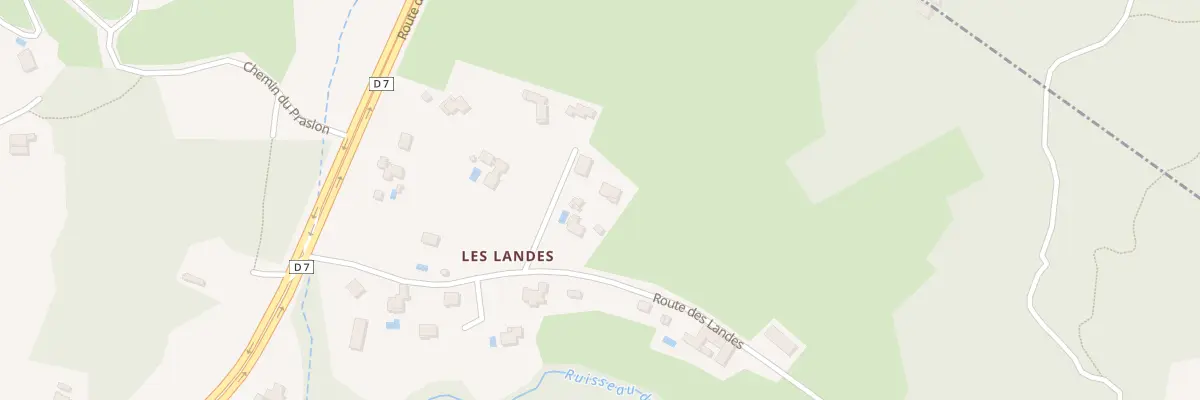 Plan du 74 Imp des Landes à Sourcieux-les-Mines