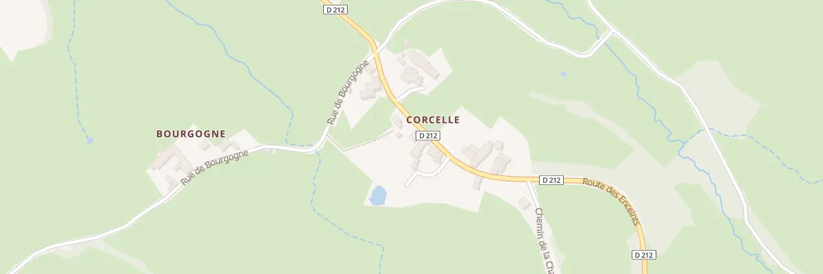 Plan du 5006A Corcelle à Bourgvilain