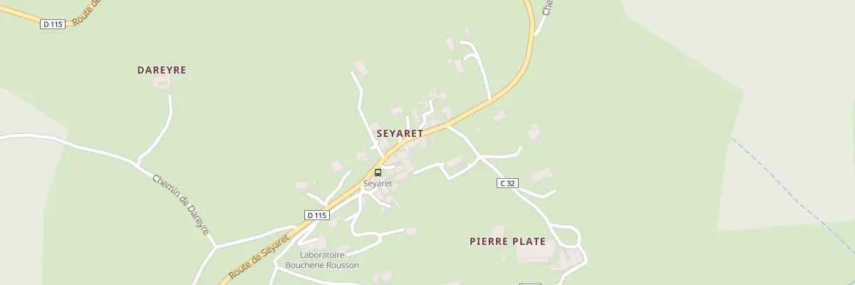 Plan du 3640 Rte de Seyaret à Préaux