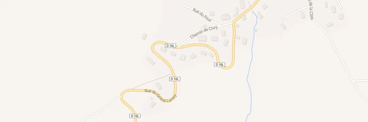 Plan du 21 Rue du Grand Larrey à Aubigny-lès-Sombernon