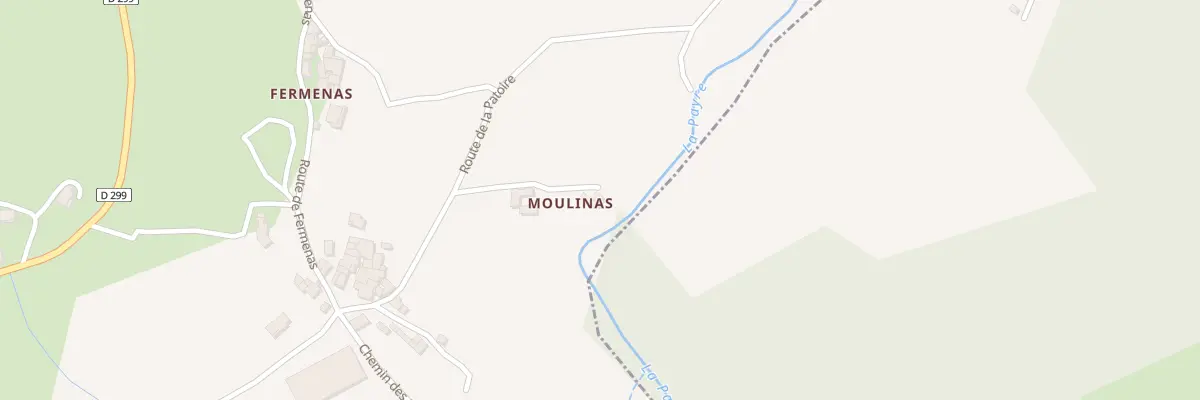 Plan du 5163 Moulinas à Rochessauve