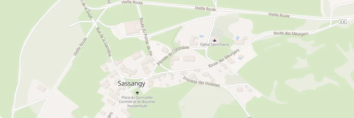 Plan du 5042 Le Bourg à Sassangy