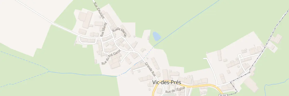 Plan du 6 Rue d’Auxant à Vic-des-Prés