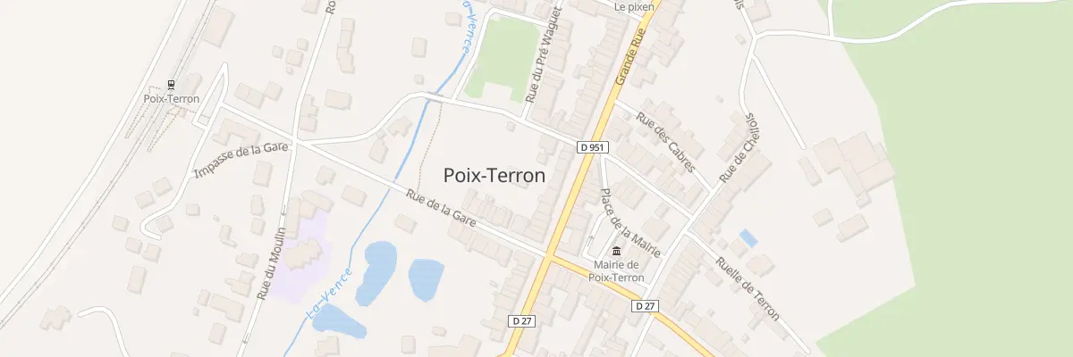 Plan du 78 Gr Grande Rue à Poix-Terron