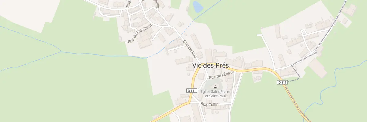 Plan du 1 Rue d’Auxant à Vic-des-Prés