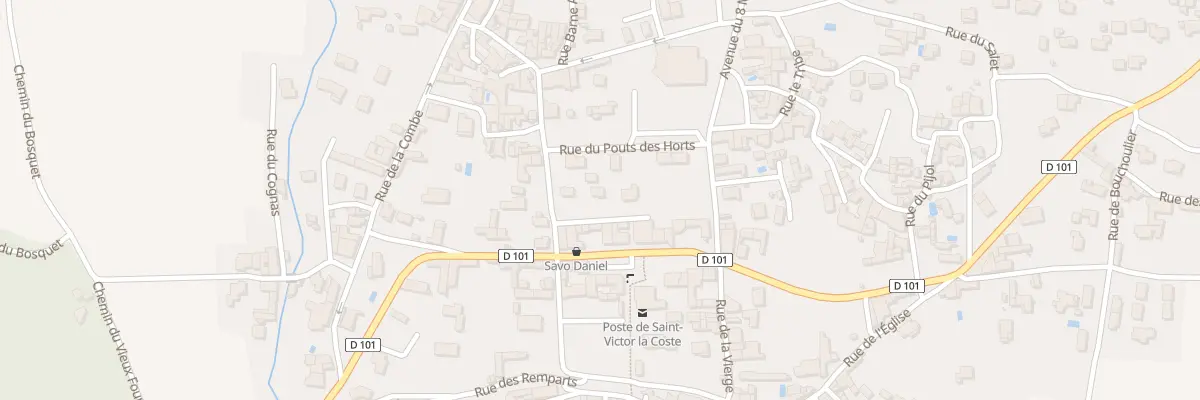 Plan du 3 Imp du Grand Jardin à Saint-Victor-la-Coste