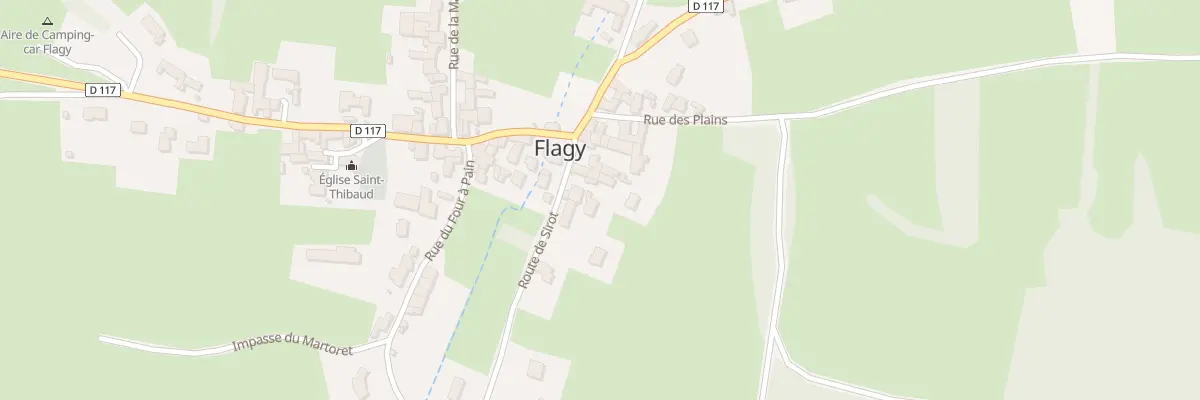 Plan du 5056 Flagy à Flagy