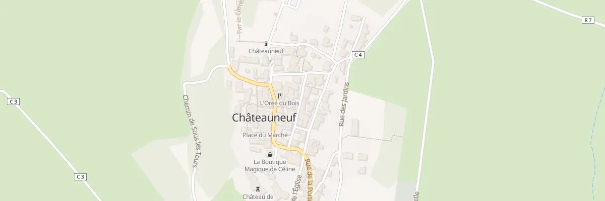 Plan du 9 Rue du Centre à Châteauneuf