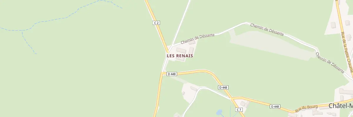 Plan du 2 Les Renais à Châtel-Moron