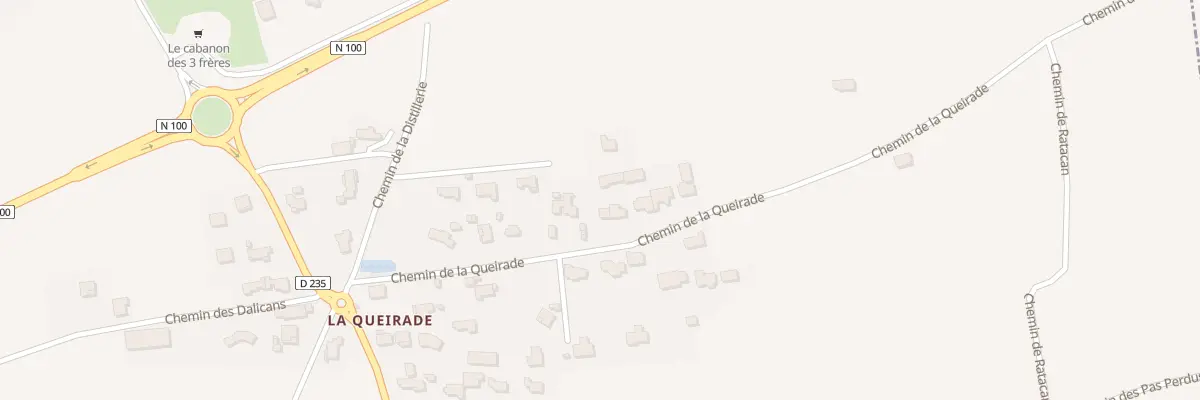 Plan du 251 Che de la Queirade à Estézargues