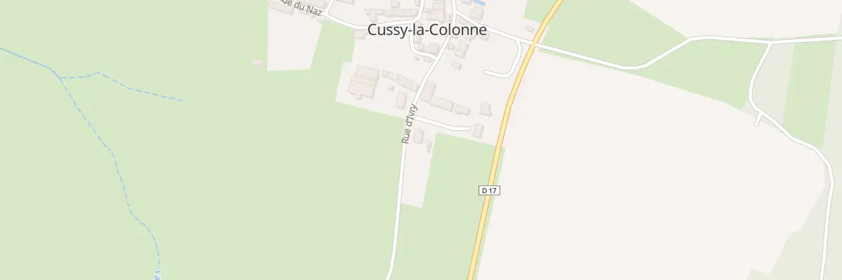 Plan du 5027 Le Village à Cussy-la-Colonne