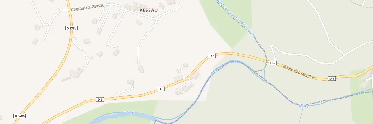 Plan du 515 Rte de Saint Romain d’Ay à Satillieu