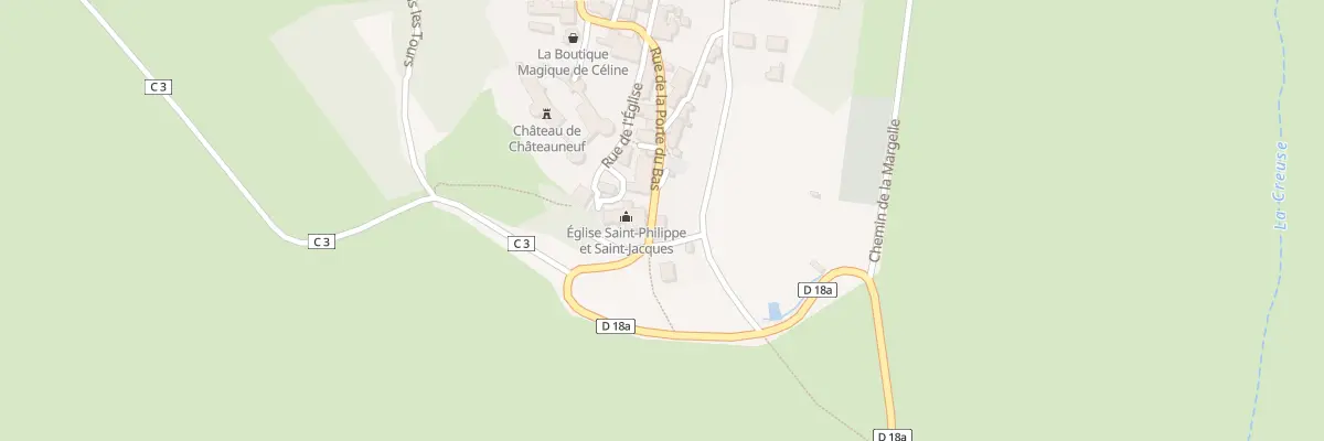 Plan du 5091 Le Village à Châteauneuf