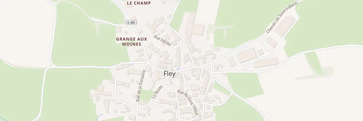 Plan du 8 Grande Rue à Fley