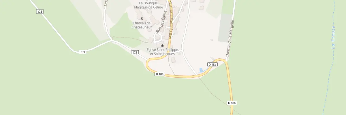 Plan du 1 Rue de l’Instituteur à Châteauneuf