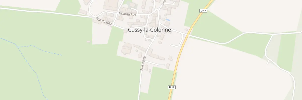 Plan du 14 Rue d’Ivry à Cussy-la-Colonne