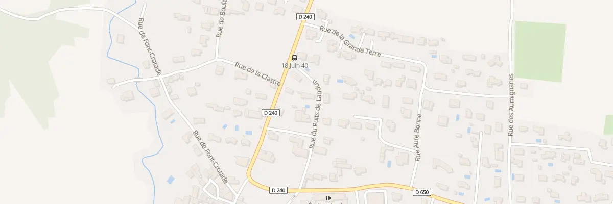 Plan du 11 Rue du Puits de Laudun à Saint-Victor-la-Coste