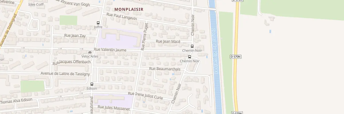Plan du 68 Rue Valentin Jaume à Arles