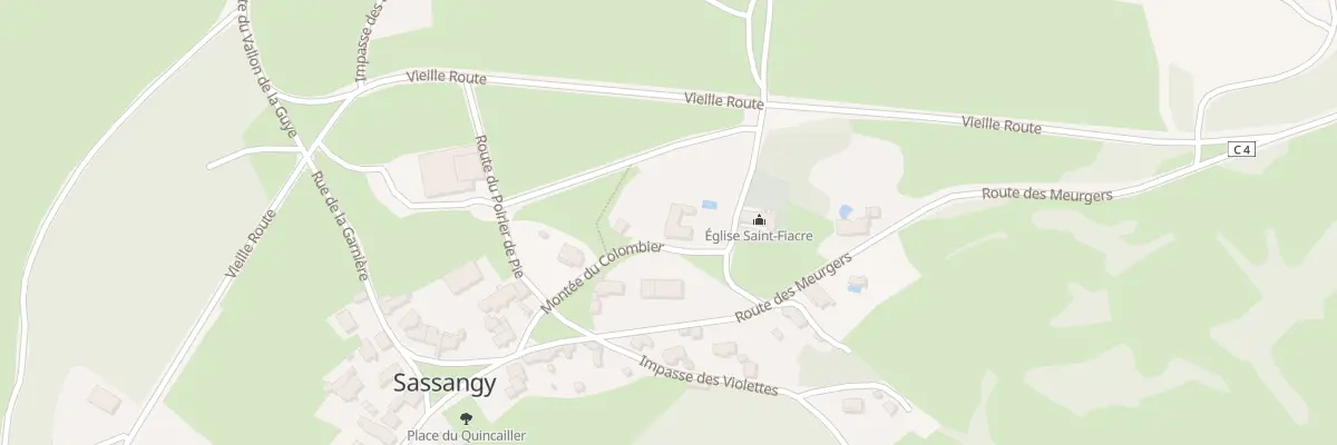 Plan du 5048 Le Bourg à Sassangy
