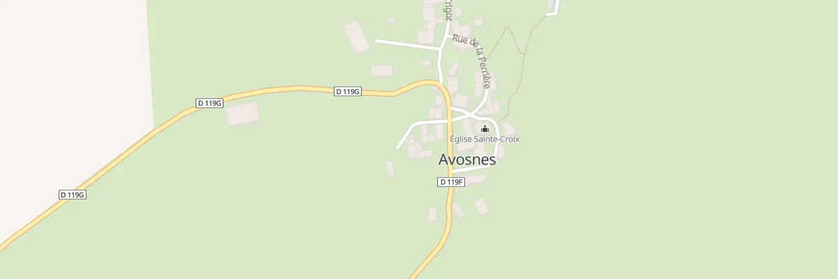 Plan du 5030 Le Village à Avosnes