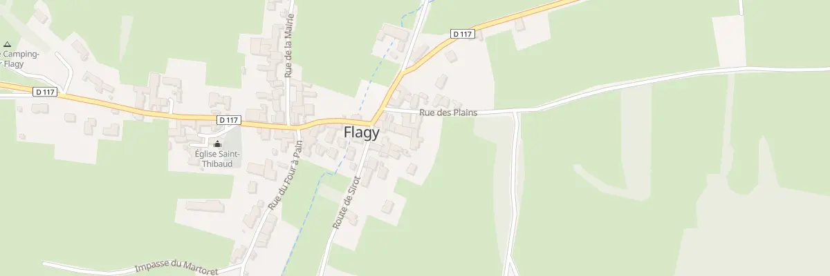 Plan du 5052 Flagy à Flagy