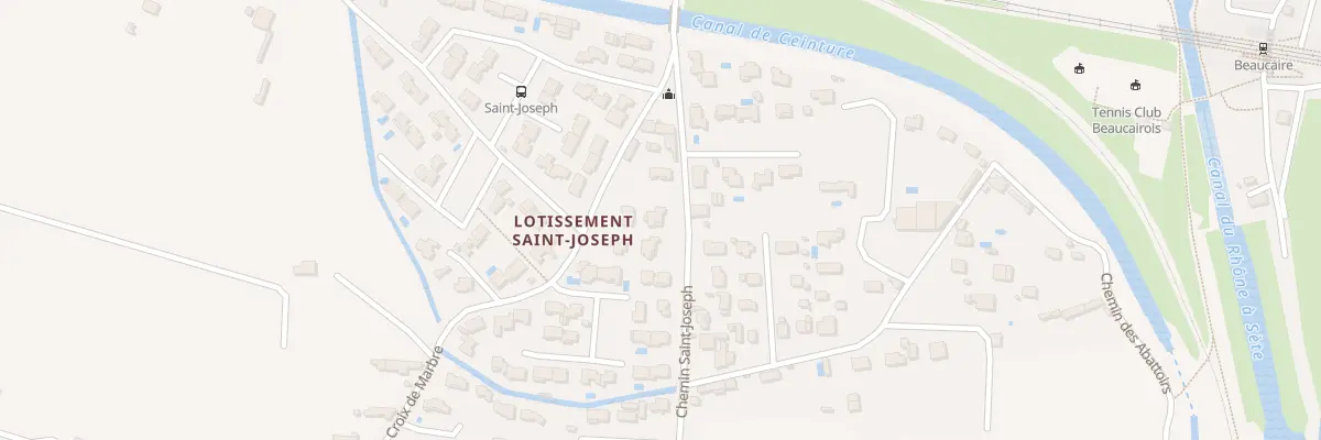 Plan du 500 Che Saint Joseph à Beaucaire