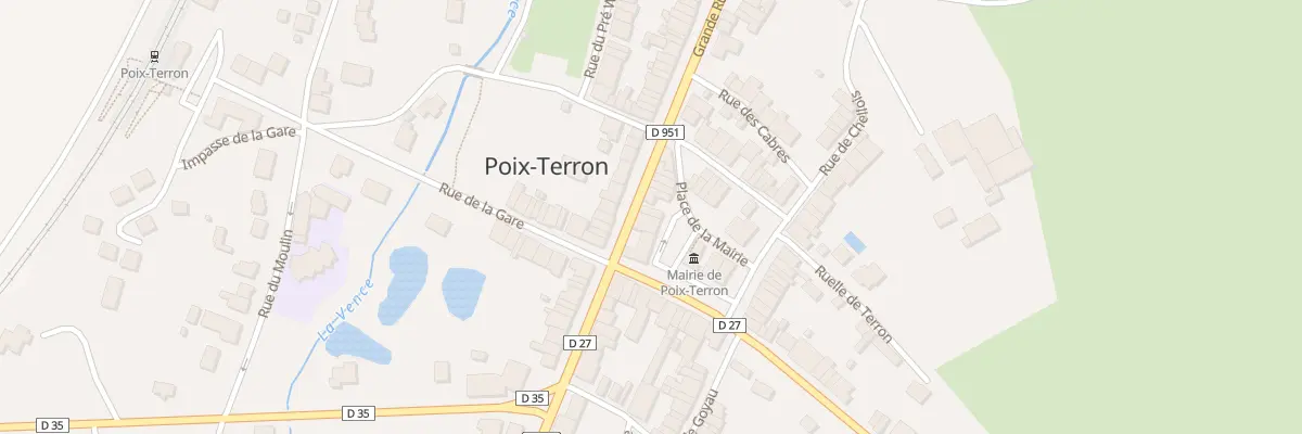 Plan du 7 Pl de la Mairie à Poix-Terron
