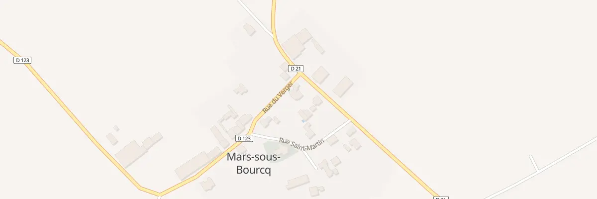 Plan du 6 Rue du Verger à Mars-sous-Bourcq