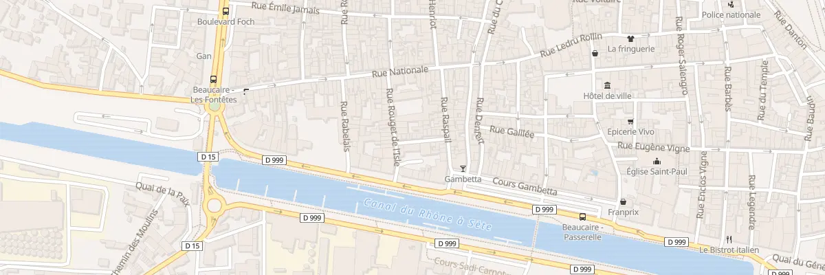 Plan du 3B Rue Fourrier à Beaucaire