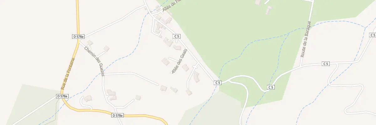 Plan du 20 All de la Carrière à Saint-Alban-d’Ay
