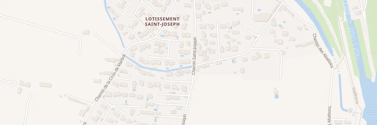Plan du 620 Che Saint Joseph à Beaucaire