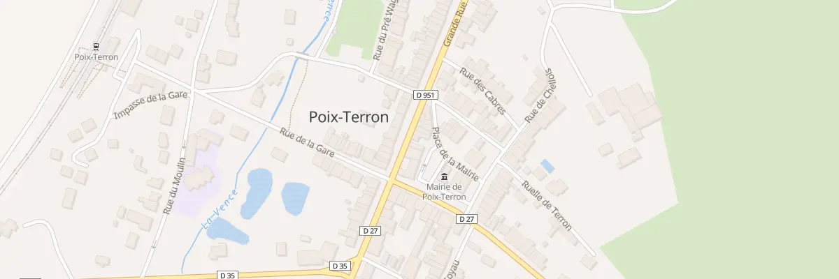 Plan du 61 Gr Grande Rue à Poix-Terron