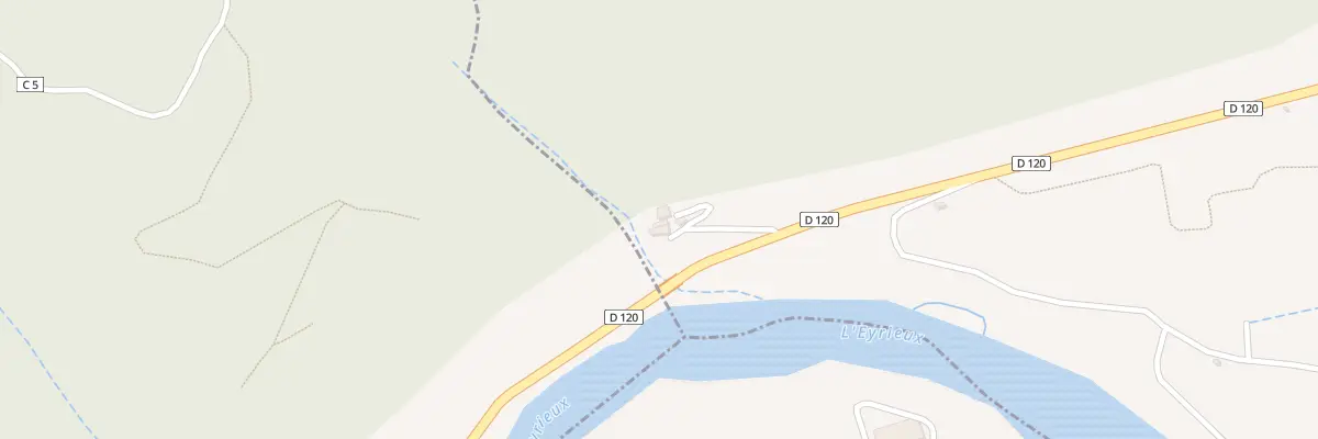 Plan du 882 Rte des Ollieres à Dunière-sur-Eyrieux