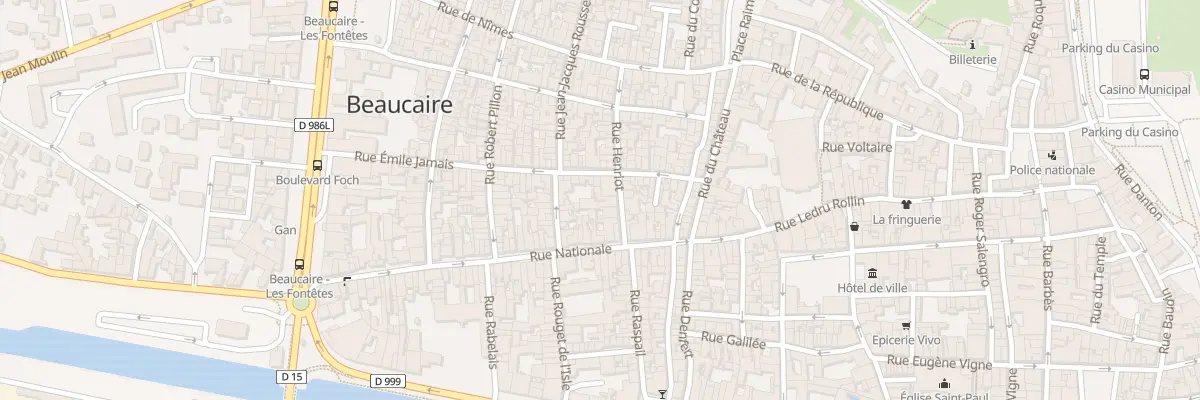 Plan du 5 Rue Henriot à Beaucaire