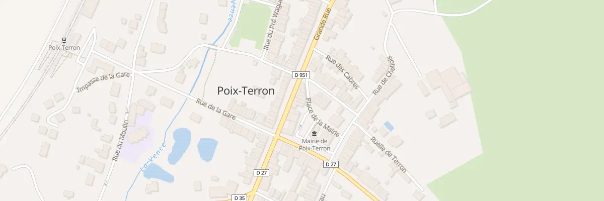 Plan du 59 Gr Grande Rue à Poix-Terron
