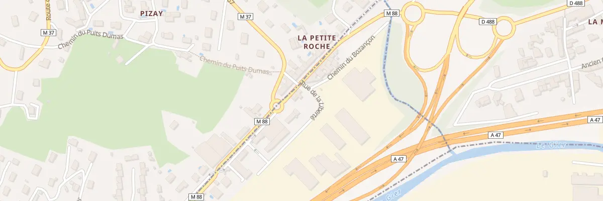 Plan du 58 Rue des Martyrs de la Res à Rive-de-Gier
