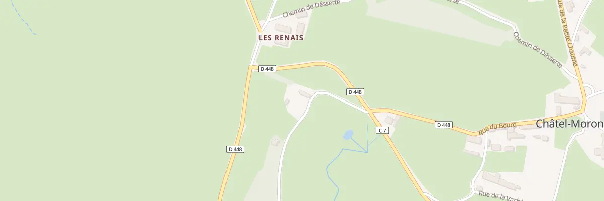 Plan du 4 Rue du Haut de la Croix à Châtel-Moron